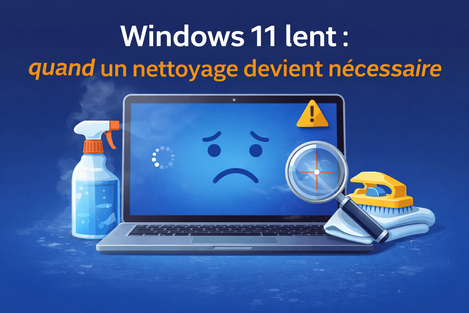 Windows 11 lent : quand un nettoyage devient nécessaire